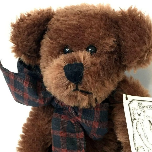 Boyds Mohair Bear Reagan V Bearington Limited Edition 9 Inch 590070-05 with Box - Picture 2 of 10